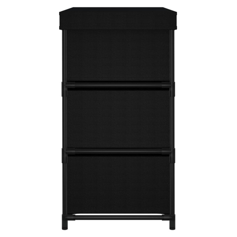 Szafka z 6 szufladami, 55x29x55 cm, szara, stal