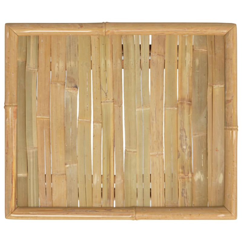 Stolik ogrodowy, 65x55x30 cm, bambusowy