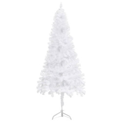 Sztuczna choinka narożna, biała, 150 cm, PVC