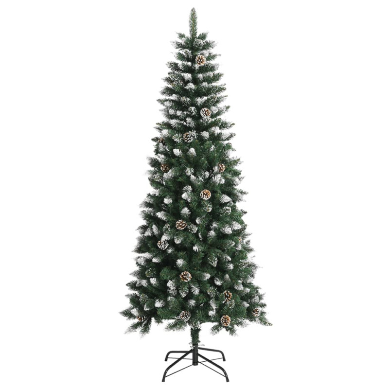 Sztuczna choinka ze stojakiem, zielona, 180 cm, PVC