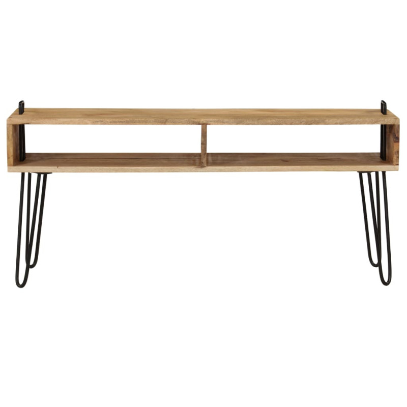 Szafka pod telewizor, lite drewno mango, 110 x 35 x 45 cm