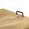 Szafka pod telewizor, lite drewno mango, 110 x 35 x 45 cm
