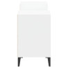Szafka pod TV, biała, 80x36x50 cm, materiał drewnopochodny