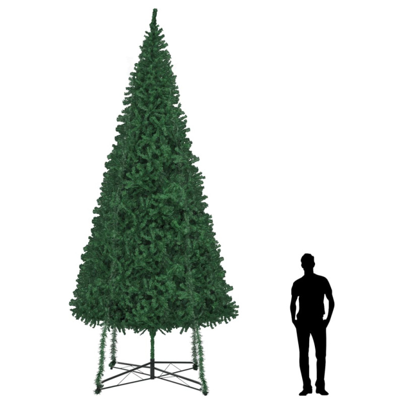 Sztuczna choinka ze stojakiem, 500 cm, zielona