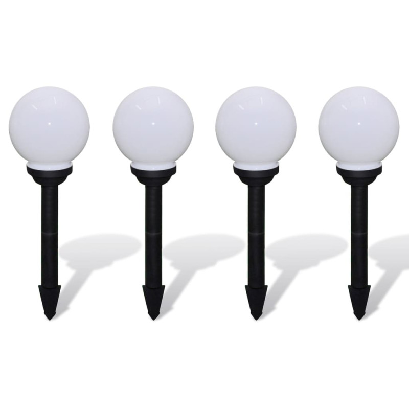 Lampy do oświetlenia ścieżki, 4 szt, LED, 15 cm, ze szpikulcami