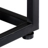 Szafka pod TV, 120x30x40 cm, lite drewno odzyskane i stal