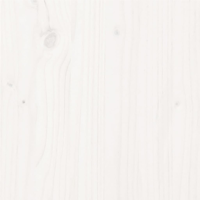 Rama łóżka, biała, lite drewno sosnowe, 90 x 200 cm