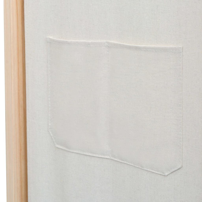 Parawan 3-panelowy, szary, 120x170x4 cm, tkanina