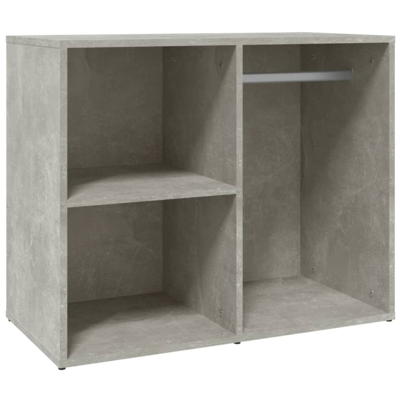 Szafka, szarość betonu, 80x40x65 cm, materiał drewnopochodny