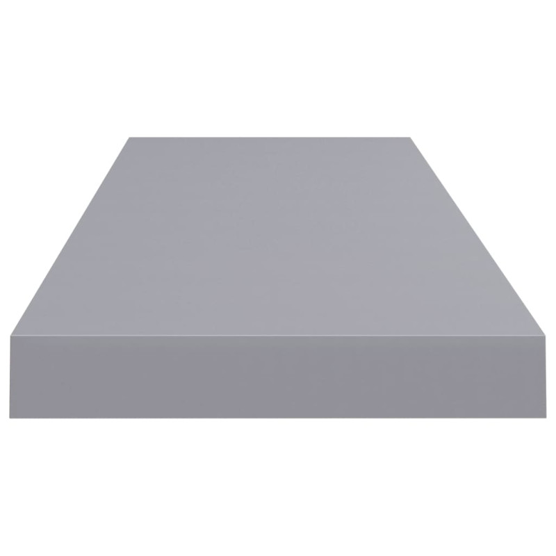 Półki ścienne, 4 szt, szare, 80 x 23,5 x 3,8 cm, MDF