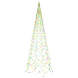 Choinka z kołkiem gruntowym, 3000 kolorowych LED, 800 cm
