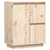 Szafka, 60 x 34 x 75 cm, lite drewno sosnowe