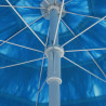 Parasol plażowy w hawajskim stylu, niebieski, 300 cm