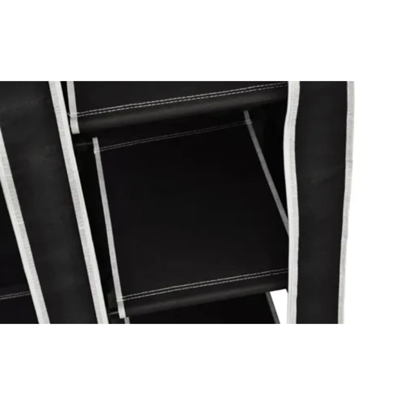 Składana szafa 110x45x175 cm, czarna