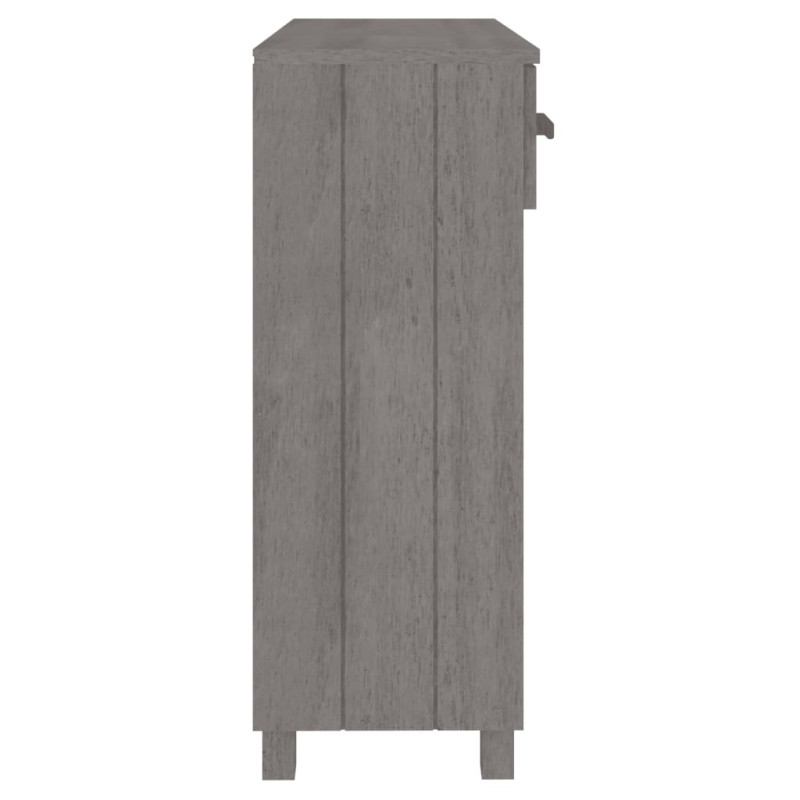 Stolik konsolowy HAMAR, jasnoszary, 90x35x90 cm, drewno sosnowe