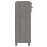 Stolik konsolowy HAMAR, jasnoszary, 90x35x90 cm, drewno sosnowe
