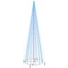 Choinka stożkowa, 1134 niebieskich diod LED, 230x800 cm