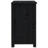 Szafki nocne, 2 szt., czarne, 50x35x61,5 cm, drewno sosnowe