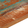 Kwadratowy blat stołu 60x60 cm, 25-27 mm, lite drewno z odzysku