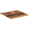 Kwadratowy blat stołu 60x60 cm, 25-27 mm, lite drewno z odzysku