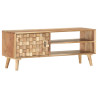 Szafka pod TV, 100 x 35 x 40 cm, lite drewno akacjowe