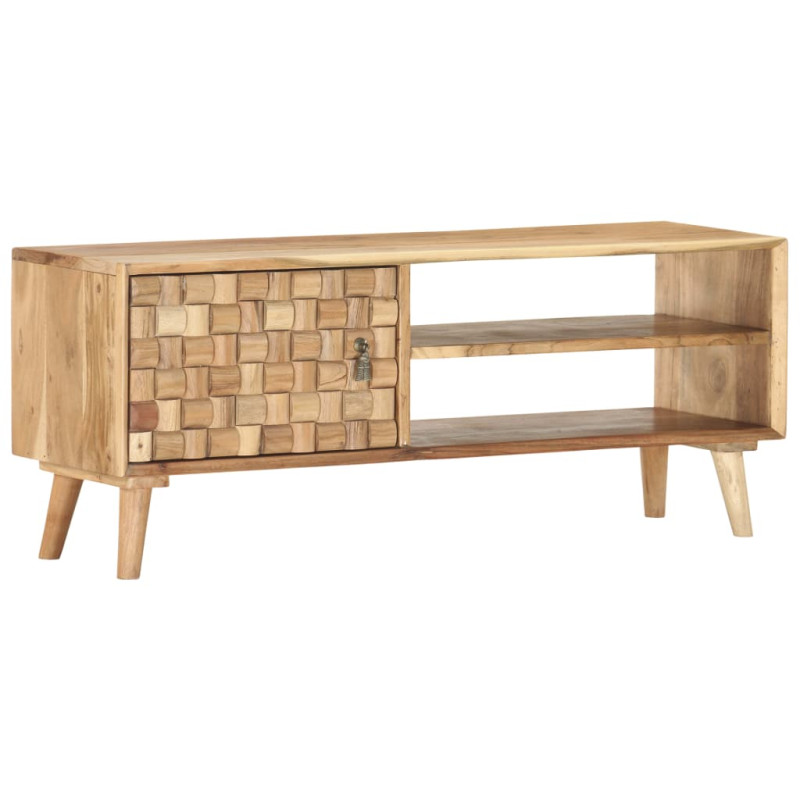 Szafka pod TV, 100 x 35 x 40 cm, lite drewno akacjowe