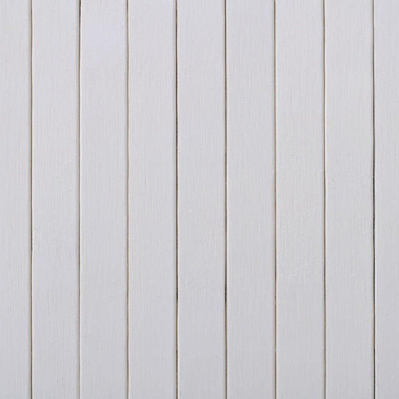 Parawan bambusowy, biały, 250 x 165 cm