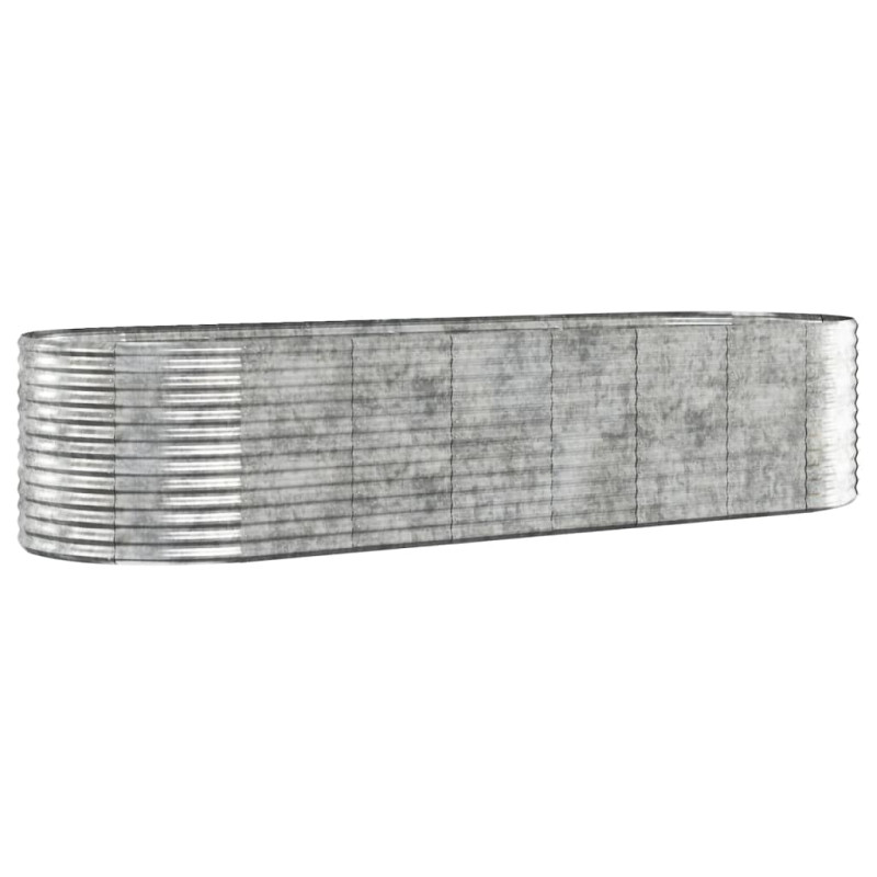 Podwyższona donica, malowana proszkowo stal 322x100x68 cm