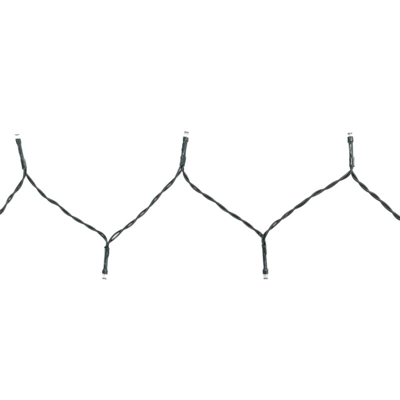 Siatka lampek choinkowych, 180 niebieskich LED, 180 cm