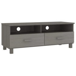 Szafka pod TV HAMAR, jasnoszara, 106x40x40 cm, drewno sosnowe