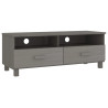 Szafka pod TV HAMAR, jasnoszara, 106x40x40 cm, drewno sosnowe