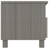 Szafka pod TV HAMAR, jasnoszara, 106x40x40 cm, drewno sosnowe