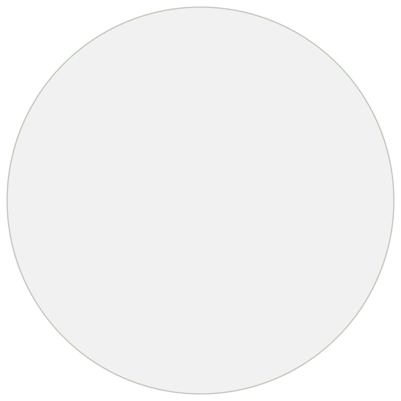 Mata ochronna na stół, przezroczysta, Ø 90 cm, 2 mm, PVC