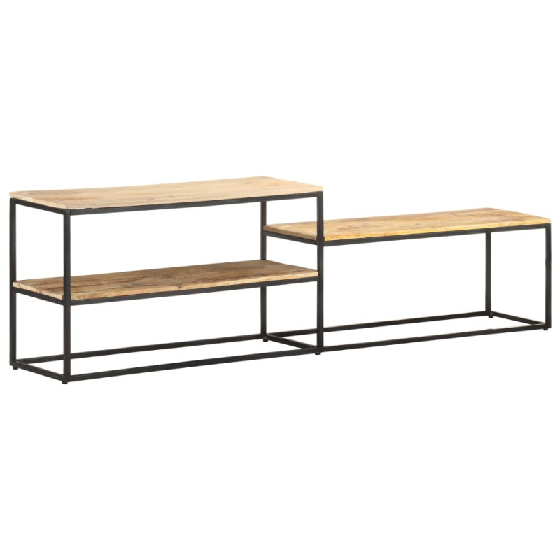 Szafka pod telewizor, 180x30x50 cm, surowe drewno mango