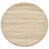 Stolik barowy, kolor dębowy, 60 x 107,5 cm, MDF