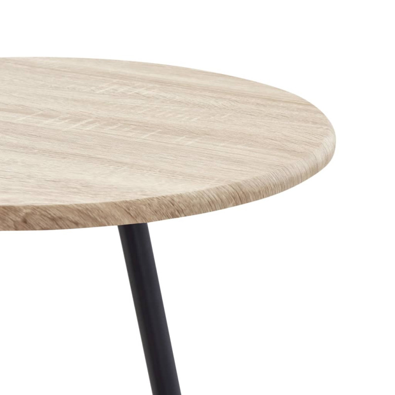 Stolik barowy, kolor dębowy, 60 x 107,5 cm, MDF