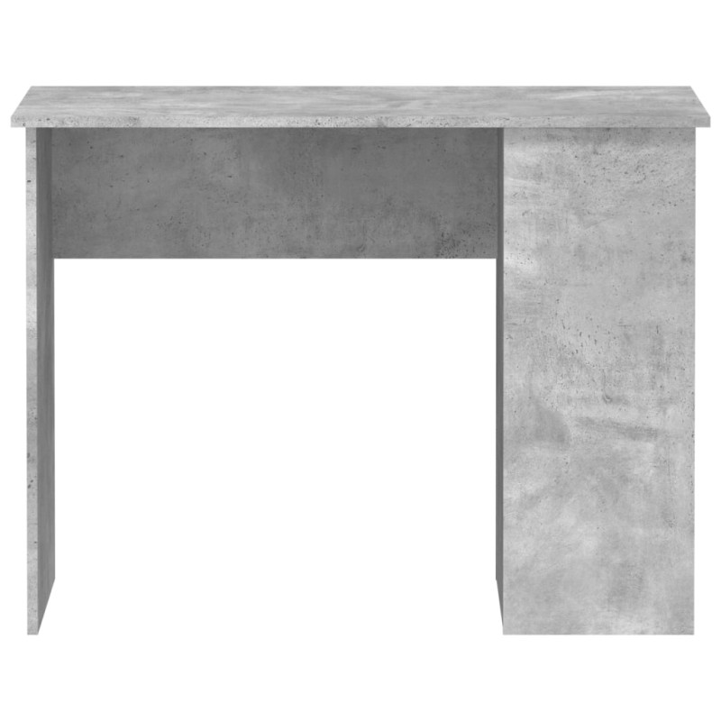Biurko, szarość betonu, 100x55x75 cm, materiał drewnopochodny