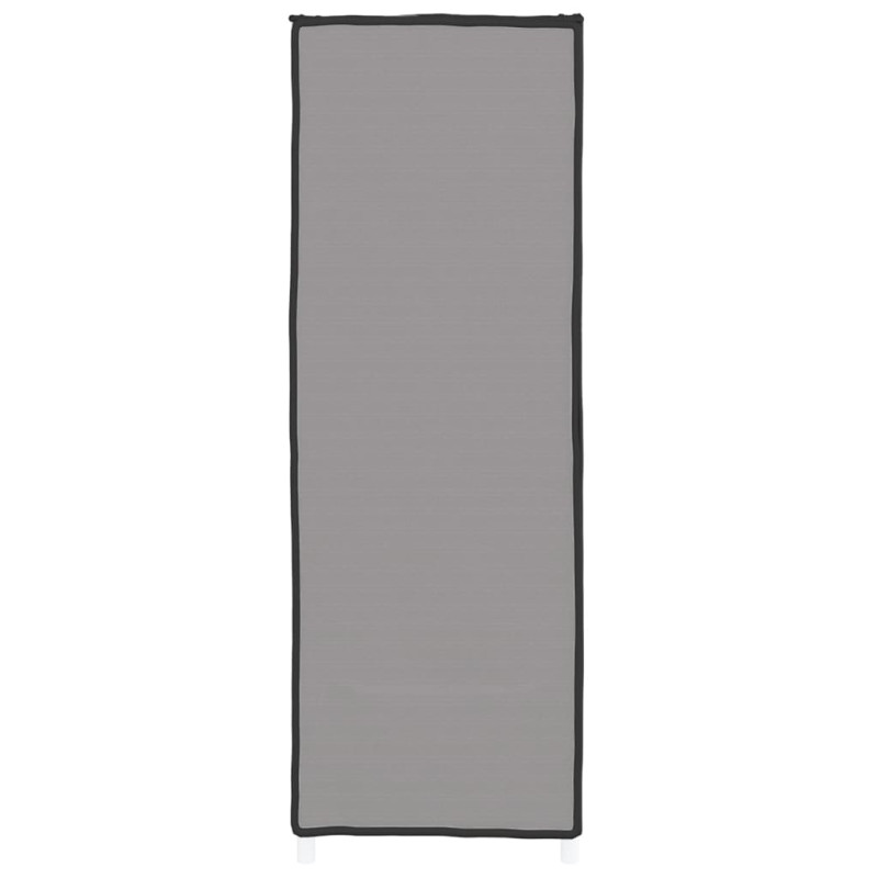 Szafka na buty, szara, 60x28x90 cm, materiałowa
