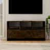 Szafka pod TV, przydymiony dąb, 102x37,5x52,5 cm