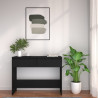 Stolik konsolowy, czarny 100x35x76,5 cm materiał drewnopochodny