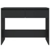 Stolik konsolowy, czarny 100x35x76,5 cm materiał drewnopochodny