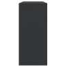 Stolik konsolowy, czarny 100x35x76,5 cm materiał drewnopochodny