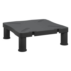 Podstawka pod monitor, czarna, 33,5x34x10,5 cm