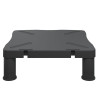 Podstawka pod monitor, czarna, 33,5x34x10,5 cm