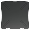 Podstawka pod monitor, czarna, 33,5x34x10,5 cm