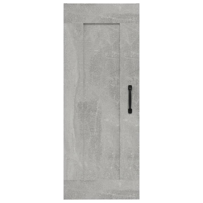 Szafka ścienna, szarość betonu, 35x34x90 cm