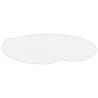 Mata ochronna na stół, matowa, Ø 110 cm, 2 mm, PVC