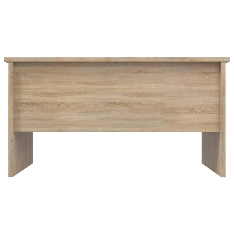 Stolik kawowy, dąb sonoma 80x50x42,5 cm materiał drewnopochodny