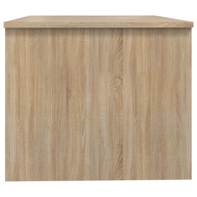 Stolik kawowy, dąb sonoma 80x50x42,5 cm materiał drewnopochodny