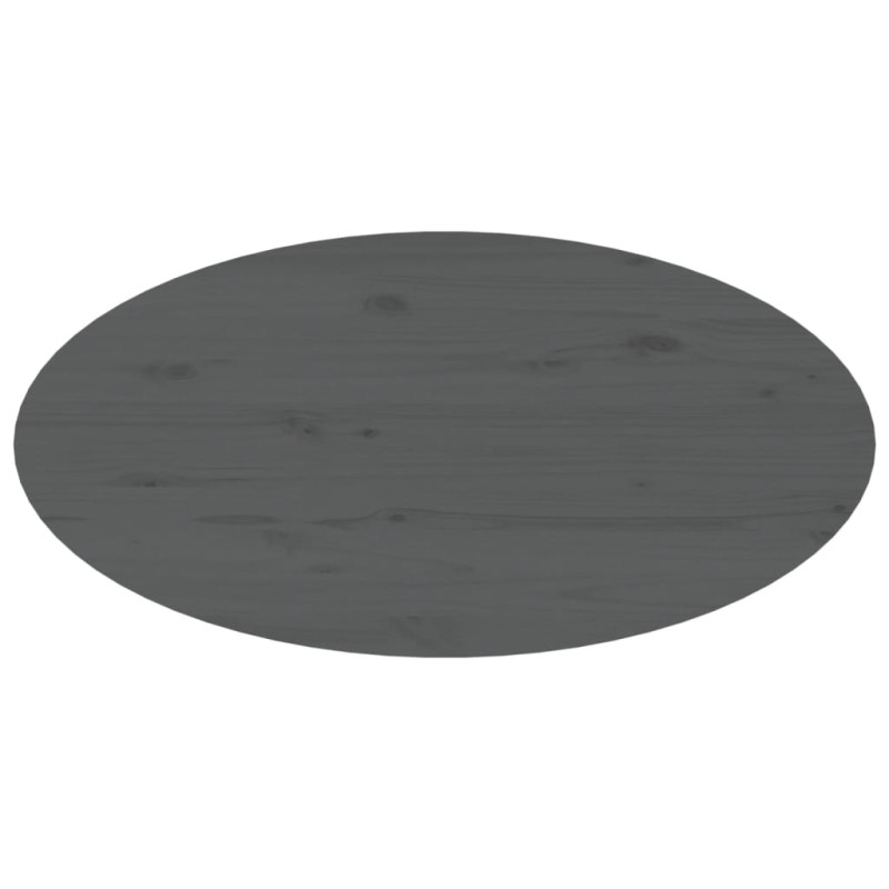 Stolik kawowy, szary, 80x40x35 cm, lite drewno sosnowe